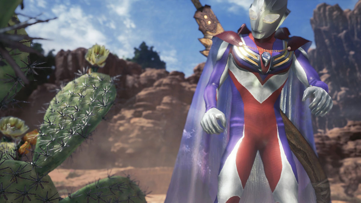モンスターハンターワールドのMOD「Ultraman Tiga」を紹介するイメージ画像-5
